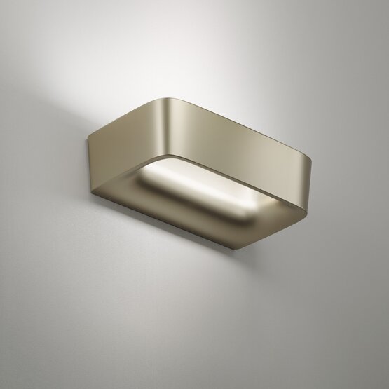 Aki wall lamp, Sand color recyclable aluminum wall lamp